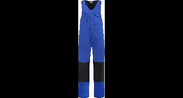 EM Workwear Bodybroek katoen/polyester korenblauw-zwart maat 60
