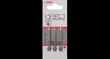 Bosch - BIT 1/4XH-TORS/IS 3.0 /3 49MM - 3 stuks