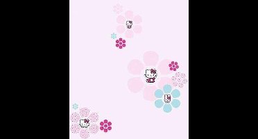 Behang Hello Kitty - Papierbehang - 52cm x 10m