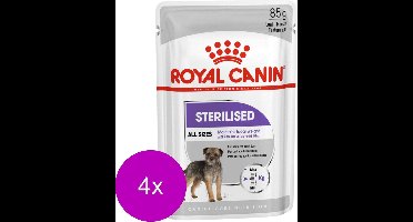Royal Canin Ccn Sterilised Wet - Hondenvoer - 4 x 12x85 g
