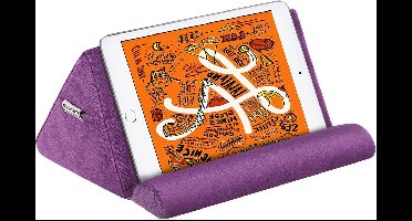 Tablet Pillow Stand Lap Holder for Tablet up to 11 Inches Xmas Gift - iPad Air 5 10.9 - iPad 10.2 2022 - iPad Mini 6 8.3 - iPad Pro 11/10.5 - Air 4 Mini 5 - Galaxy Tab S6/S7 - Grape Purple