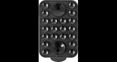 xoxo Wildhearts telefoonmagneet zuignap - Stick On Me Selfiesticker TikTok - Telefoon magneet - geschikt voor MagSafe Apple iPhone 12 / 13 / 14 / 15 / 16 / Mini / Pro / Pro Max / Plus - Octobuddy Popsocket - Magnetisch - Vierkant - Zwart