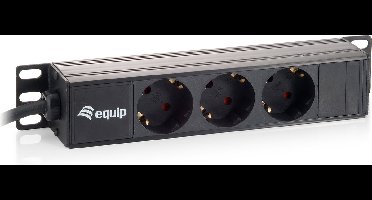 Equip 333299 energiedistributie 3 AC-uitgang(en) 1U Zwart