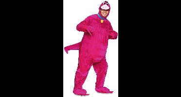 Witbaard Verkleedkostuum Dino Polyester Roze 3-delig Maat M/l