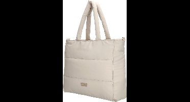 Beagles Calvia Shopper Crossbody Schoudertas Trendy Fashion Bag - Crème