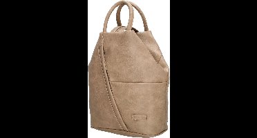 Beagles Murcia 3-in-1 Rugzak, Handtas en Schoudertas - Vegan Leer - Taupe