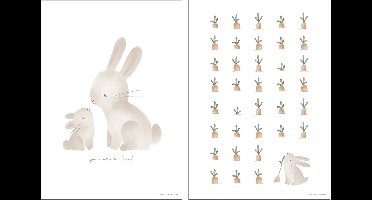 Little Dutch Baby Bunny - Poster - A3