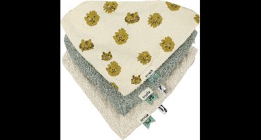 Trixie Slabbetje 3-pack mix - Lucky Leopard