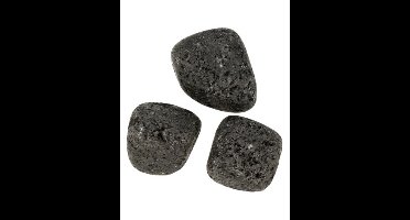 Lavasteen Trommelstenen (3 stuks)