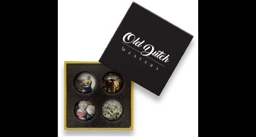 Glasmagneten Oud Hollandse Meesters 4st