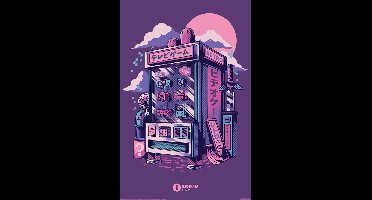 Poster Ilustrata - Retro Vending Machine 61x91,5cm