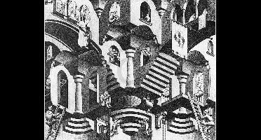 Kunstdruk M, C, Escher - Konkav und Konvexe 65x55cm