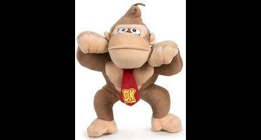Donkey Kong Pluche Knuffel 30 cm - Super Mario Bros Plush - Speelgoed voor Jongens en Meisjes - Mario Kart bekend van Nintendo Switch - Mario Peach Luigi Toad Donkey Kong Yoshi Bowser