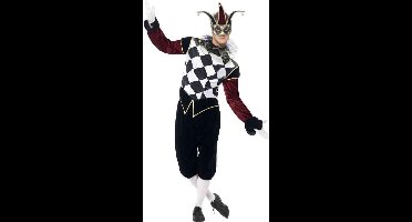Smiffys - Gothic Venetian Harlequin Kostuum - M - Multicolours