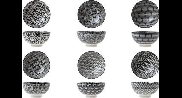 NIKKO BLACK KOMMETJE D12.5XH6.5CM