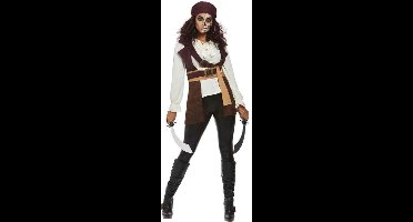 Smiffys Kostuum -M- Dark Spirit Pirate Bruin