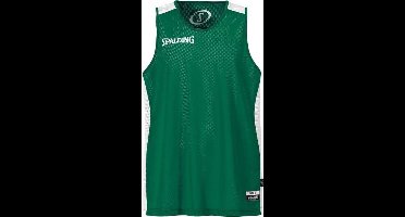 Spalding Essential Rev. Shirt Unisex - Groen / Wit - maat XXXL