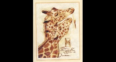 Giraffen borduren (pakket)