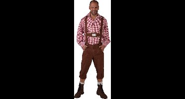 Magic Design Tirolerbroek Edelweiss Heren Polyester Bruin Maat Xl