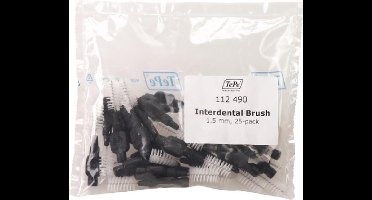 TePe Interdentale Ragers Origineel 1,5 mm Zwart - 3 x 25 stuks - Voordeelverpakking