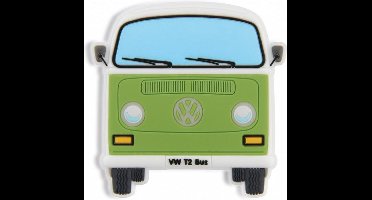VW T2 Bus Rubber Magneet - Voorkant/groen