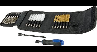 Silverline 20-delige draadborstel set 9 - 19 mm