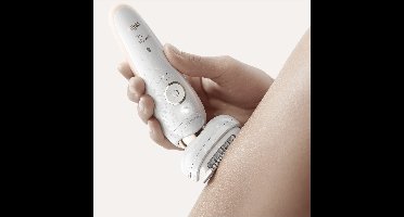 Braun Silk-épil 9 Flex 9-001 - Epilator Met Flexibele Kop Makkelijker Ontharen, Wit/Goud