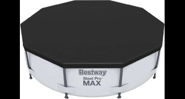 Bestway - zwembad afdekzeil - 305 cm - zwart