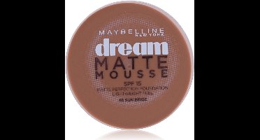 Maybelline Dream Matte Mousse 48 Beige ensoleillé foundationmake-up Pot Crème