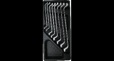 Hofftech Gevulde Gereedschapswagen - Tray Ringsleutelset - 8 delig