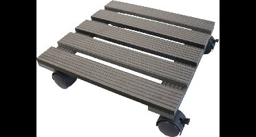 Plantentrolley Composiet - 30 x 30 cm - Antraciet