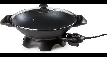 DOMO DO8708W Elektrische wok - 5 L - Glazen deksel