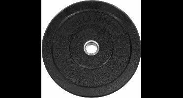 Gorilla Sports Bumper Plate - Halterschijf - 15 kg - Rubber - 50 mm