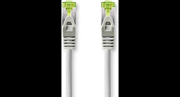 Nedis CAT7 Netwerkkabel - S/FTP - RJ45 Male - RJ45 Male - 1.00 m - Snagless - Rond - LSZH - Grijs - Doos
