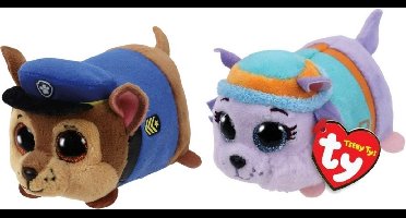 Ty - Knuffel - Teeny Paw Patrol - Chase & Everest