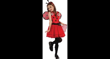 Vegaoo - Bloemen lieveheersbeestje kostuum voor meisjes