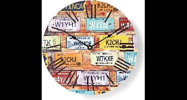 Nedis Wandklok | Diameter: 300 mm | Hout | Multicolour