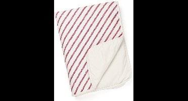 Doomoo Dream - Babydeken - Biokatoen - Ultrazacht - 75X100 cm - Ruby Stripes