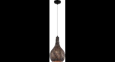 Chericoni Rolo Hanglamp - Ø25 cm - Zwart Metaal - 1-lichts - E27 Fitting - Sfeerverlichting