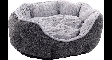 Flamingo Zupo - Mand Honden;katten - Mand Zupo Achthoekig Donkergrijs 45x40x15cm - 1st - 133462 - 1st