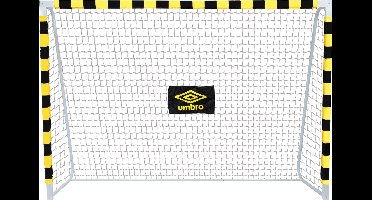 Umbro Voetbaldoel - Voetbal Goal 300 x 200 x 90 cm - Voetbalgoal Groot - Buitenspeelgoed voor Kinderen en Volwassenen - Snelle Montage - Voetbal Training Doel - Metaal - Zwart/ Geel