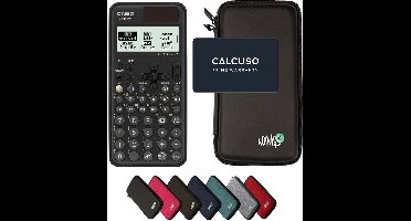 Casio fx-991CW ClassWiz incl. WYNGS Beschermhoes Zwart - Wetenschappelijke Rekenmachine - Basis Pakket (speciaal voor België)