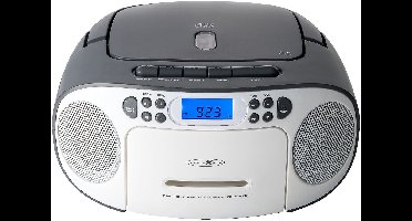Reflexion RCR2260GR Radio/CD-speler VHF (FM) AUX, CD, Cassette Grijs-wit