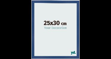 Your Decoration - Fotolijst 25x30 cm - MDF - Donkerblauw - Bologna