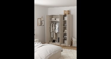 Kledingkast Viggo 3-Deurs Cashmere - Giga Living