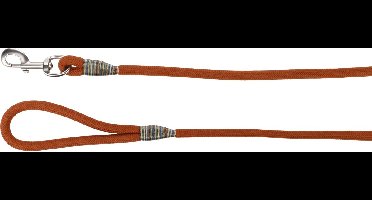 Flamingo - Hond Looplijn Athos Cognac 1,3m 12mm