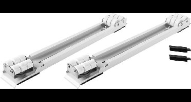 Allecto - Meubelrollen met Rem - Verstelbare Trolley voor Wasmachines en Koelkasten