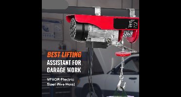 Takel - Kabeltakel - Kettingtakel - Lier - Kraan - Elektrische - Waterdicht - 250kg - Draagbare - met Draadloze Afstandsbediening - voor Garage, Auto of Boot