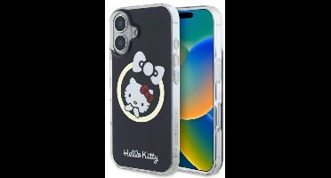 Hello Kitty Serie - Telefoonhoesje - iPhone 16 - MagSafe Compatibel - Zwart