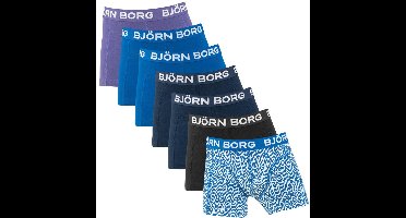 Björn Borg jongens cotton stretch 7P boxers basic print multi V